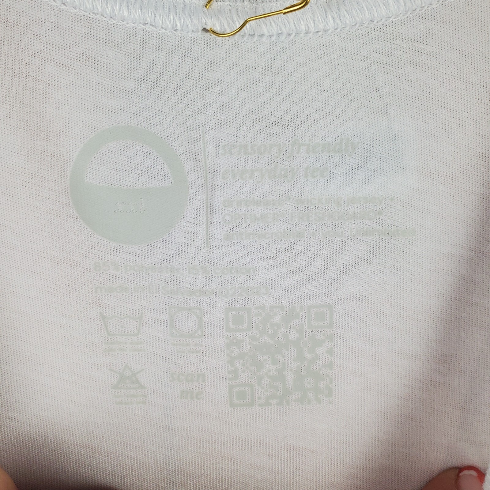 No Limbits Sensory Friendly Everyday T Shirt Mens 2xl White Cotton Streetwear — image 4 of 7
